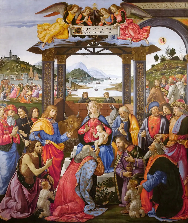 L'Adorazione dei Magi - Domenico Ghirlandaio