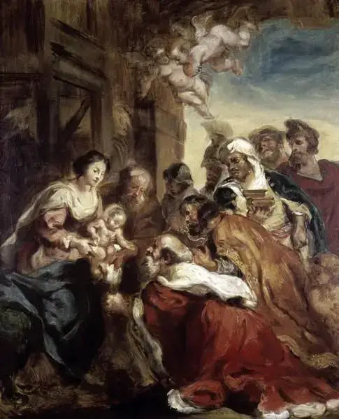 L'Adoration des mages - Eugène Delacroix