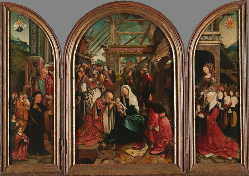 L'Adorazione dei Magi - Jacob Cornelisz van Oostsanen