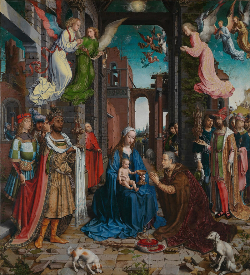 L'Adorazione dei Magi - Jan Gossaert