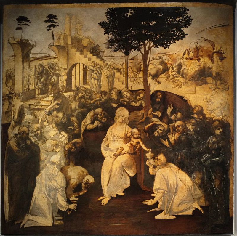 L'Adorazione dei Magi - Leonardo da Vinci