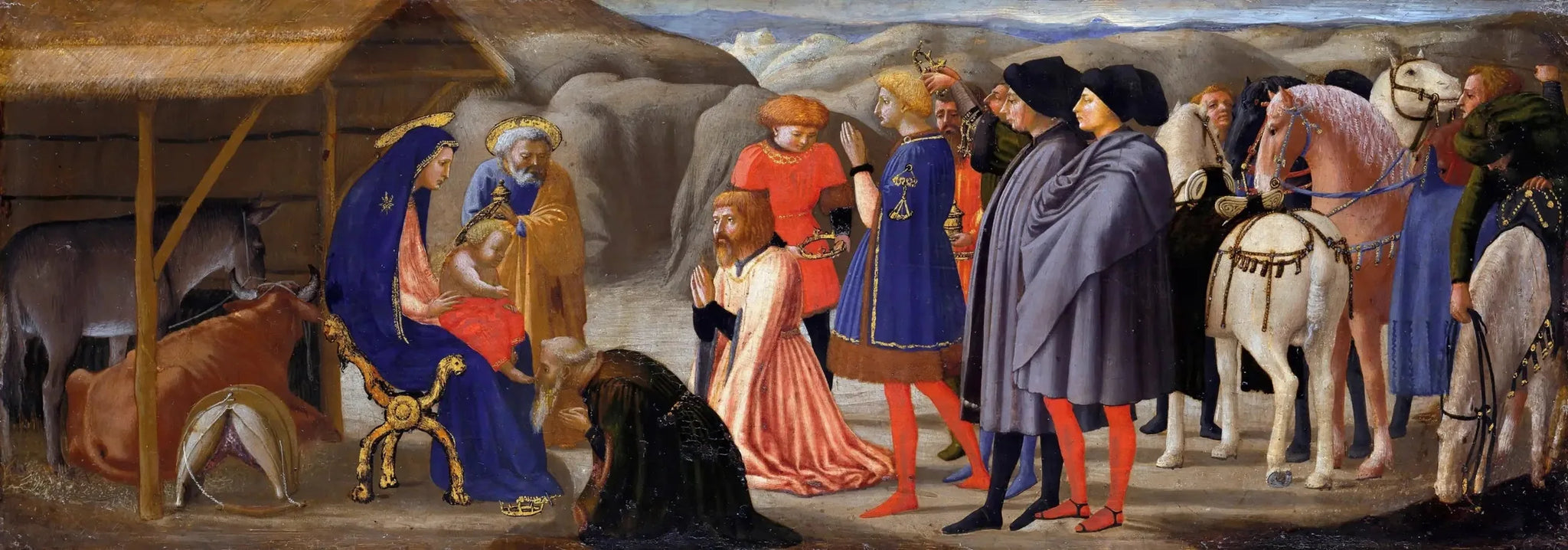 L'Adoration des mages - Masaccio image 1 copie de tableau peinte à la main