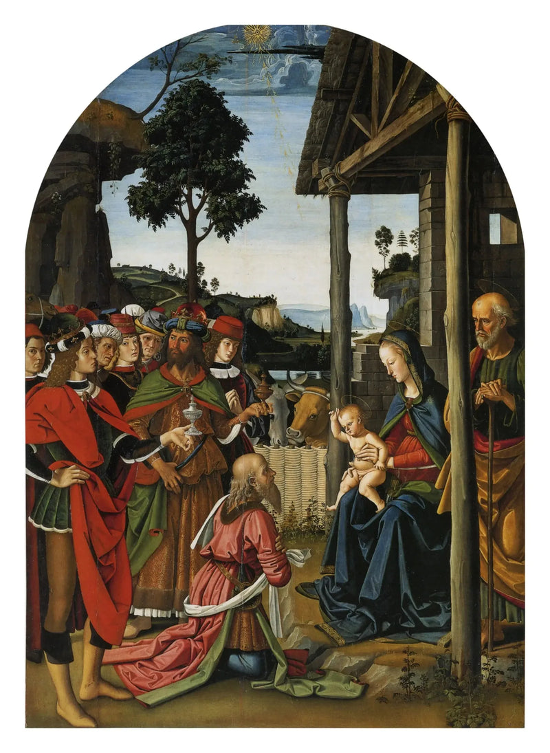 L'Adorazione dei Magi - Pietro Perugino