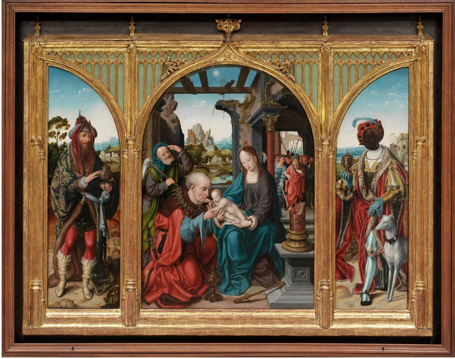 L'Adorazione dei Re Magi - Joos van Cleve