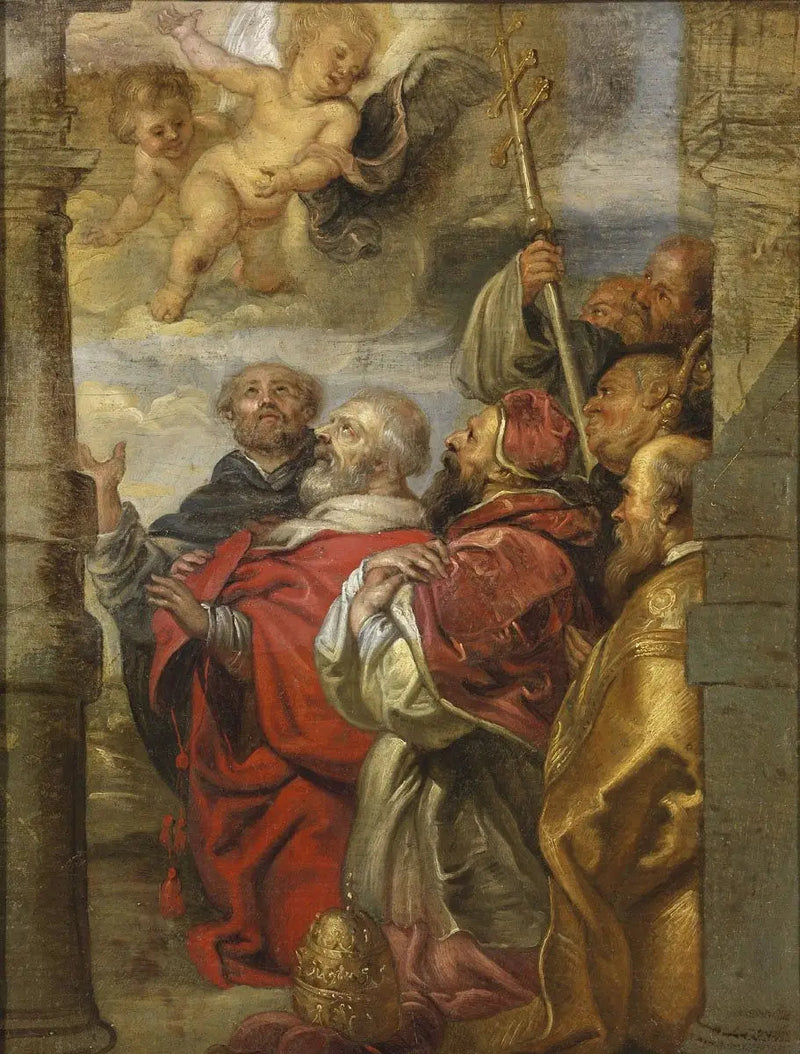 L'adorazione del Santissimo Sacramento da parte della gerarchia ecclesiastica - Peter Paul Rubens