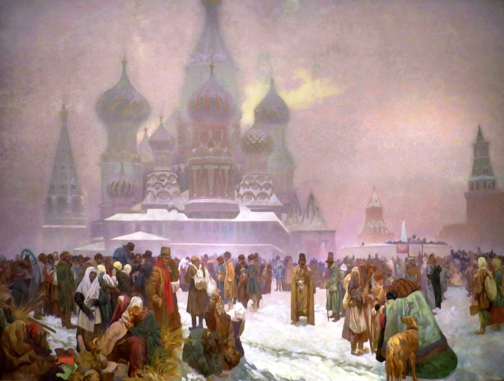 L’affranchissement des paysans russes - Alphonse Mucha - Alpha Reproduction