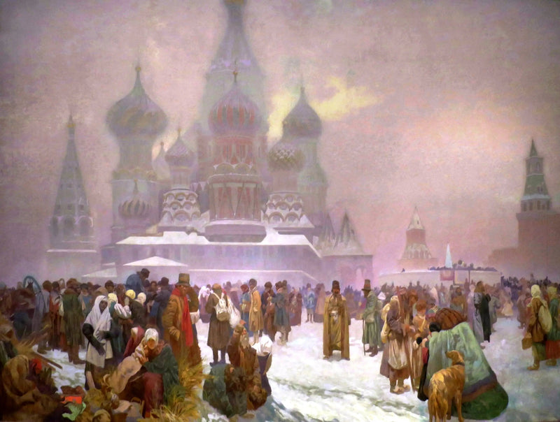 L'emancipazione dei contadini russi - Alphonse Mucha