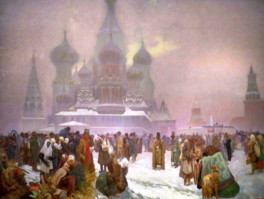 L'emancipazione dei contadini russi - Alphonse Mucha