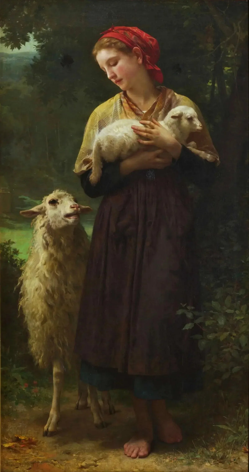 L'agnello neonato - Bouguereau