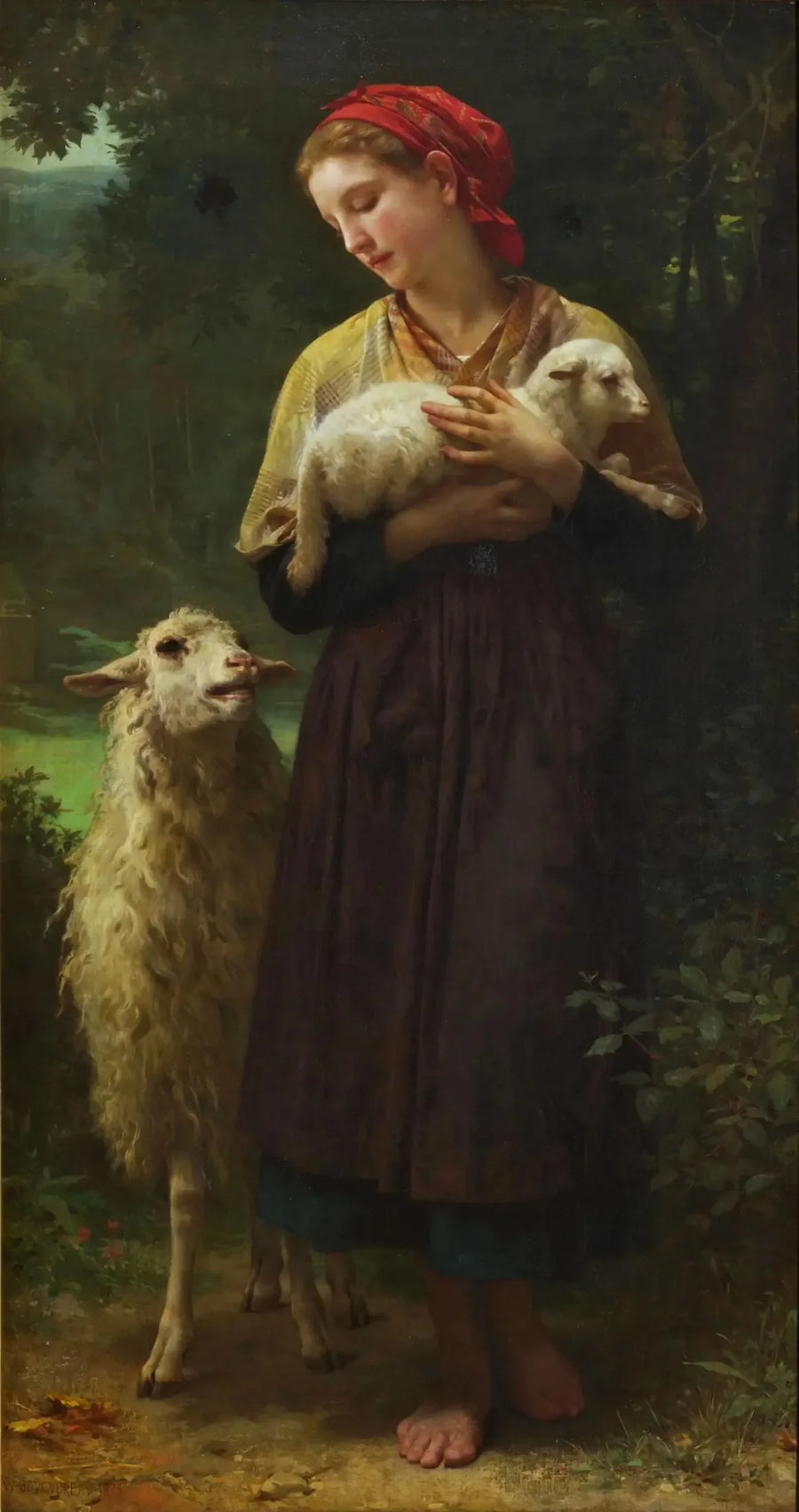 L'agnello neonato - Bouguereau