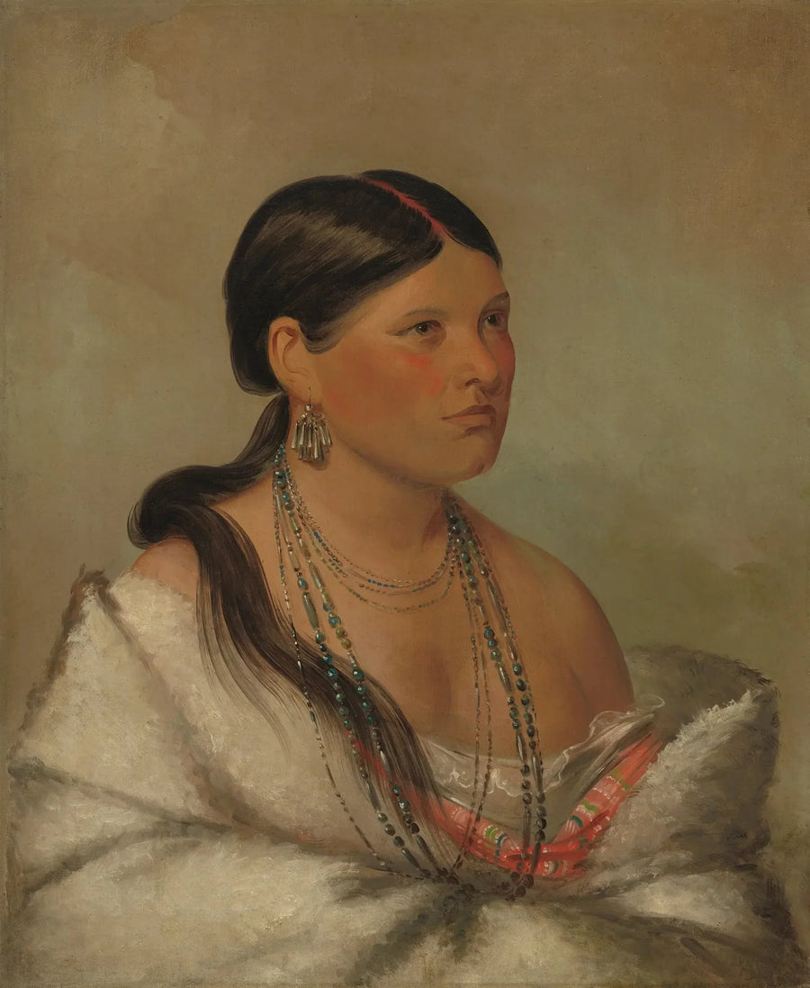L'aigle femelle - Shawano - George Catlin