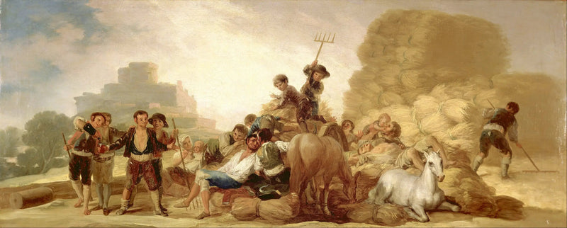 L'area di battitura - Francisco de Goya