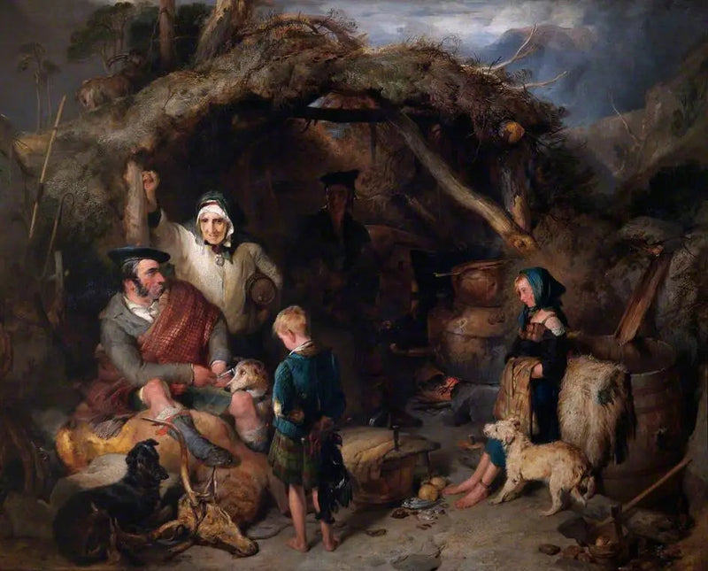 L'alambic illecito di whisky delle Highlands - Edwin Henry Landseer