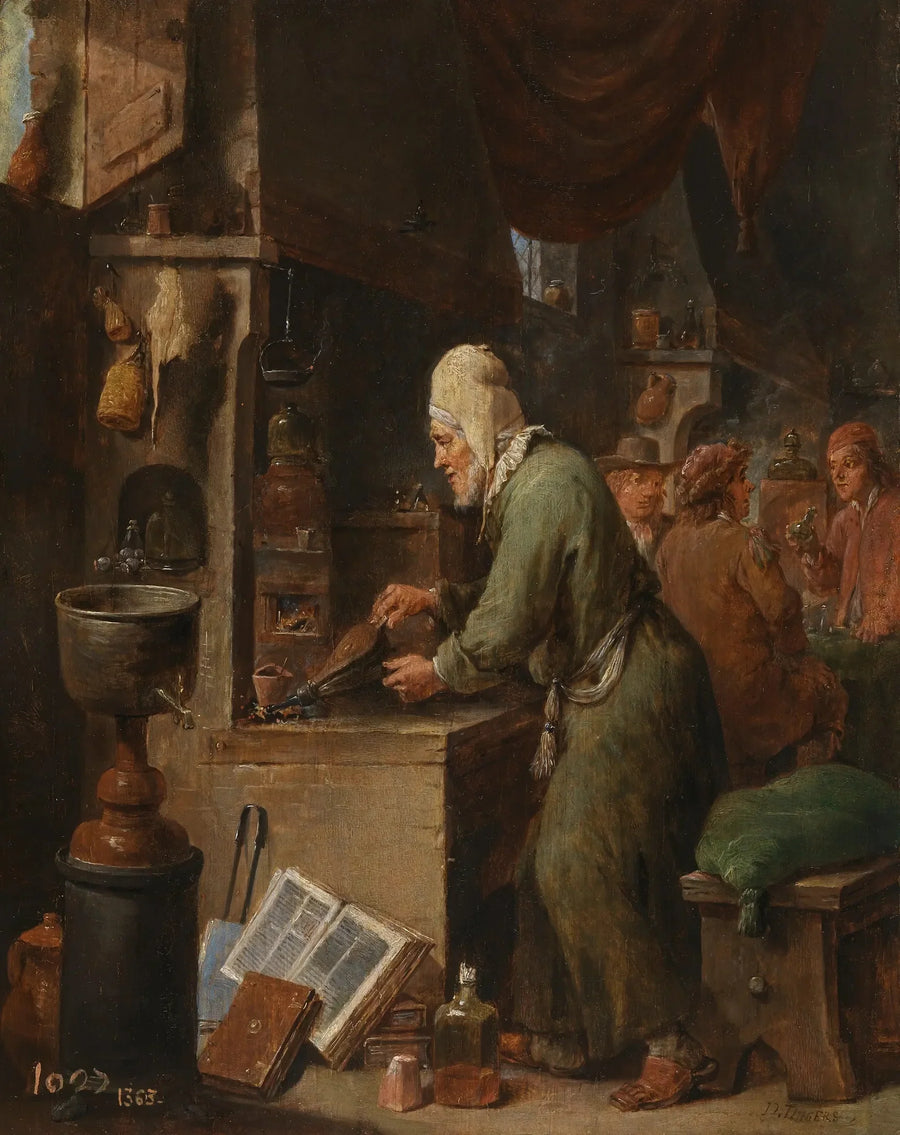 L'Alchimiste - David Teniers il Giovane