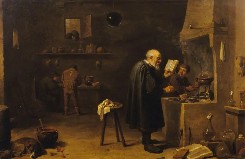 L'Alchimiste - David Teniers il Giovane