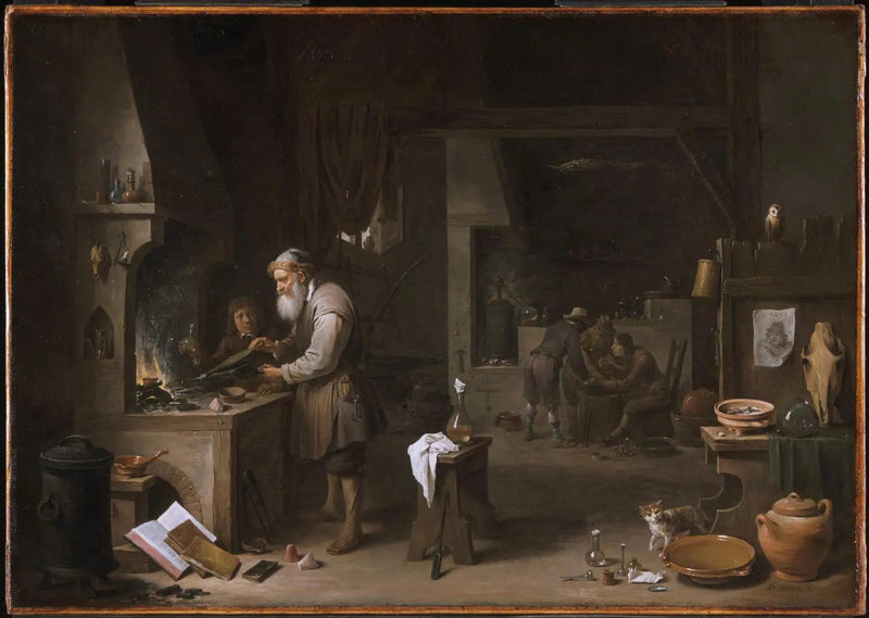 L'Alchimiste - David Teniers il Giovane