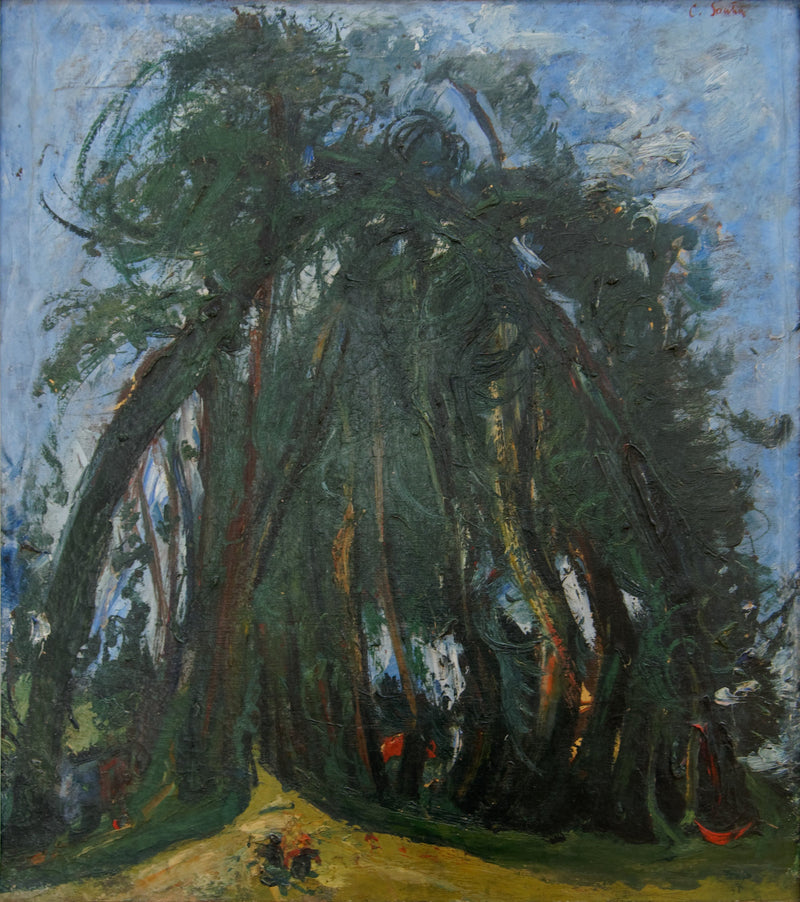 L'Allée d'arbres - Chaim Soutine