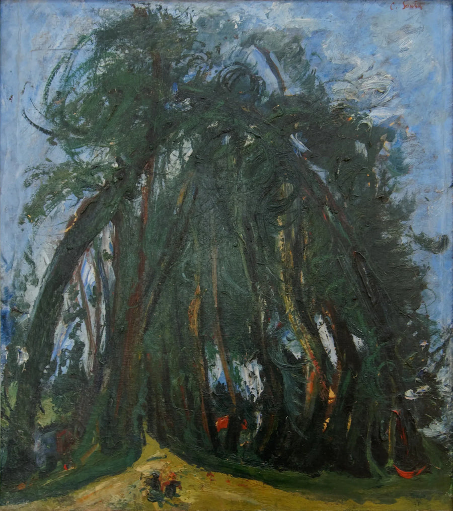 L'Allée d'arbres - Chaim Soutine