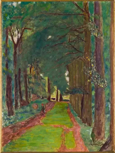 L'Allée d'arbres - Pierre Bonnard image 1 reproduction d’œuvre d’art à l’huile