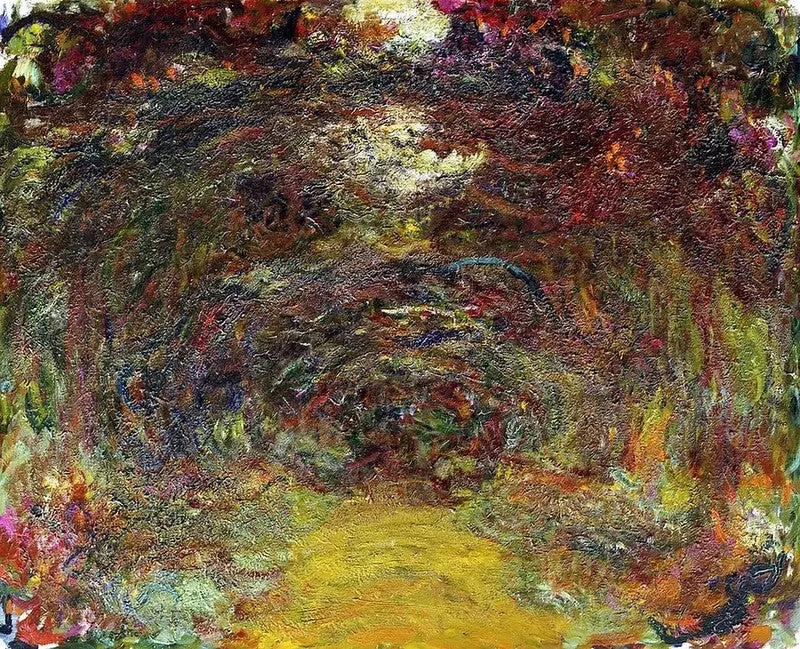 Viale delle rose - Claude Monet