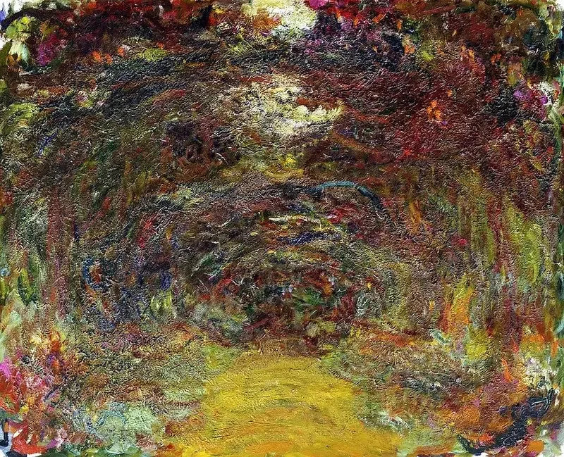 Viale delle rose - Claude Monet