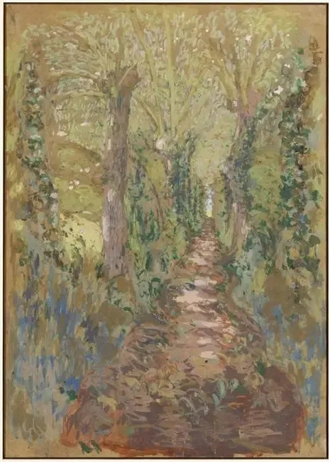 L'Allée en sous-bois, Amfreville - Édouard Vuillard