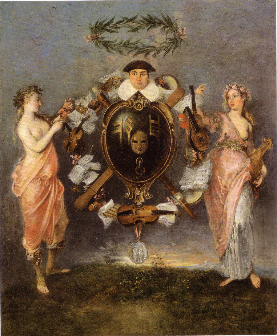 L'alleanza della musica e della commedia - Antoine Watteau