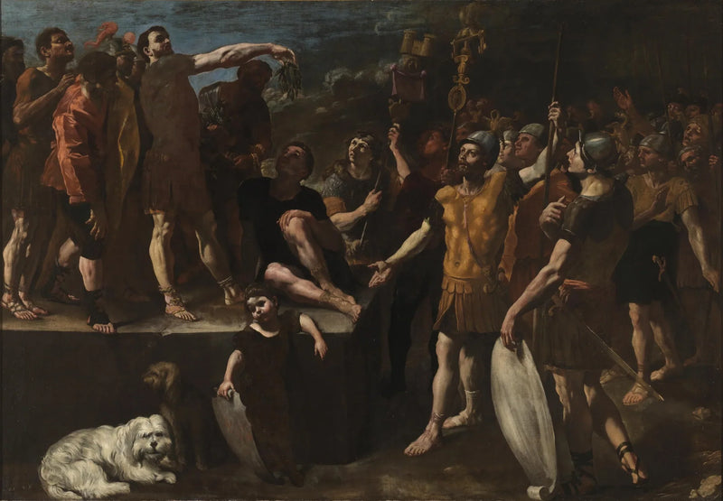 L'allocuzione di un imperatore romano - Giovanni Lanfranco