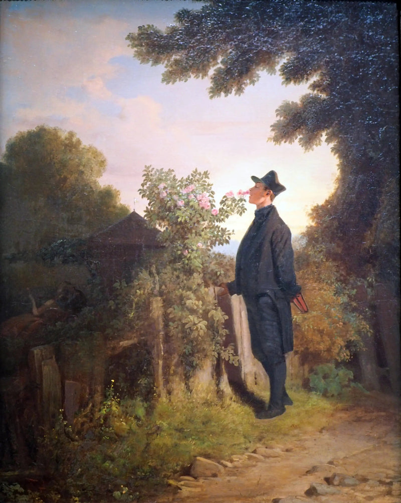 L'amante delle rose - Carl Spitzweg