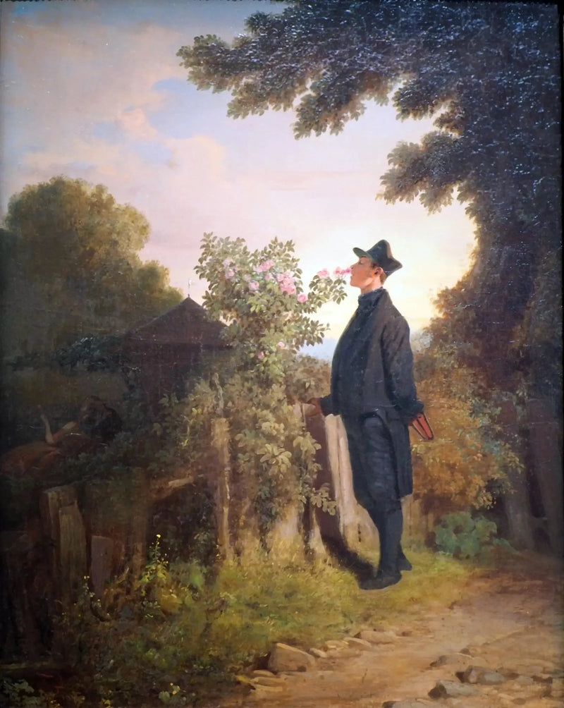 L'amante delle rose - Carl Spitzweg