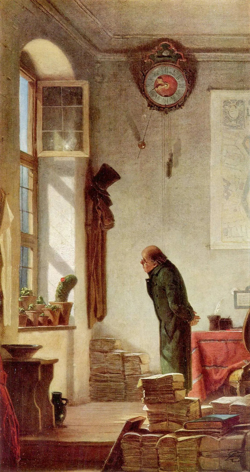 L'amante dei cactus - Carl Spitzweg