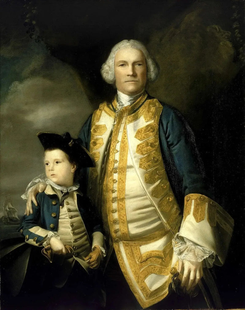 L'ammiraglio Francis Holburne, 1704-1771, e suo figlio, Sir Francis, 4º baronetto, 1752-1820 - Joshua Reynolds