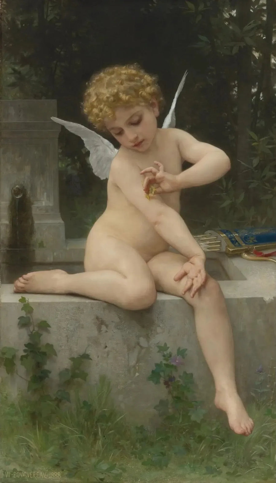 L'Amore alla Farfalla - Bouguereau