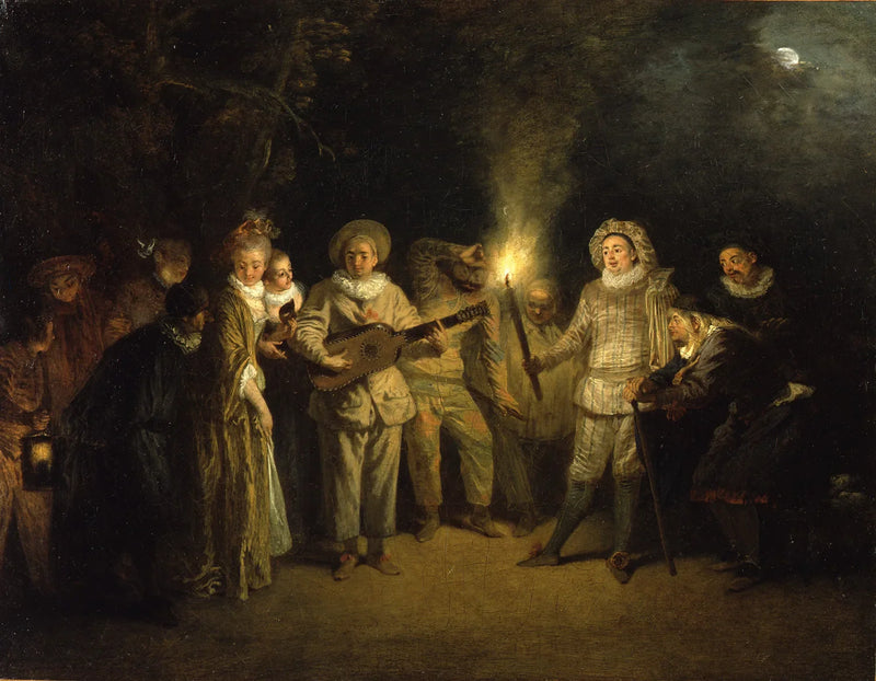 L'amore al Teatro Italiano - Antoine Watteau