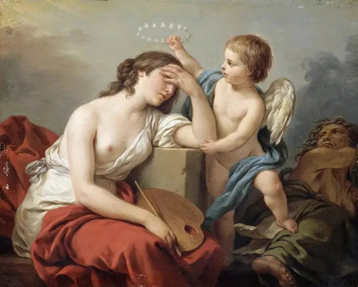 L'Amore delle arti console la pittura degli scritti ridicoli e avvelenati dei suoi nemici