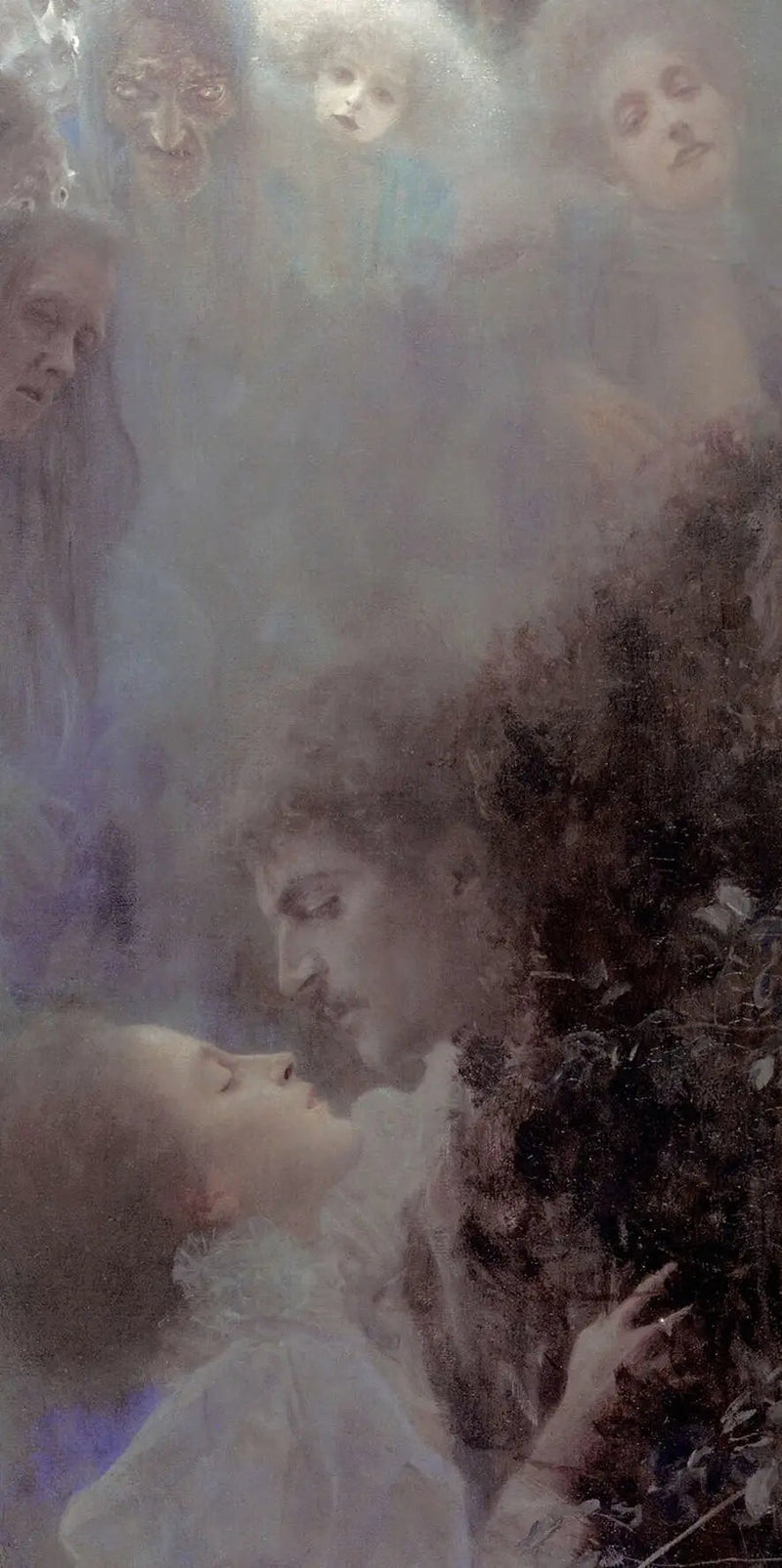 💘 L'Amore (dettaglio) – Gustav Klimt (circa 1895)