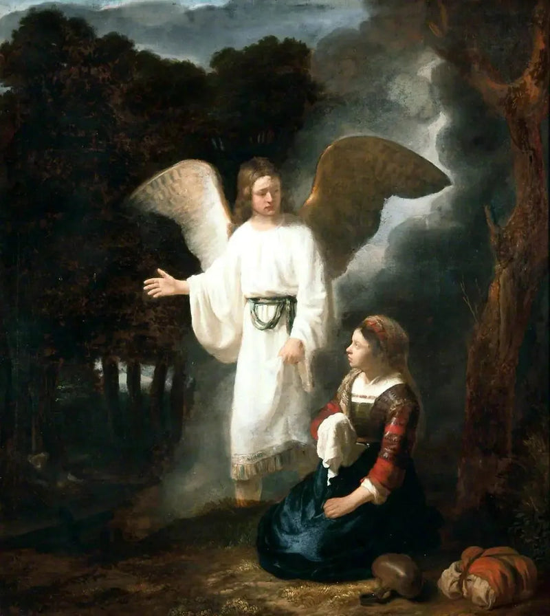 L'angelo che appare ad Agar - Rembrandt