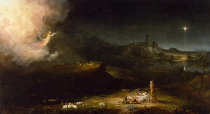 L'angelo apparendo ai pastori - Thomas Cole
