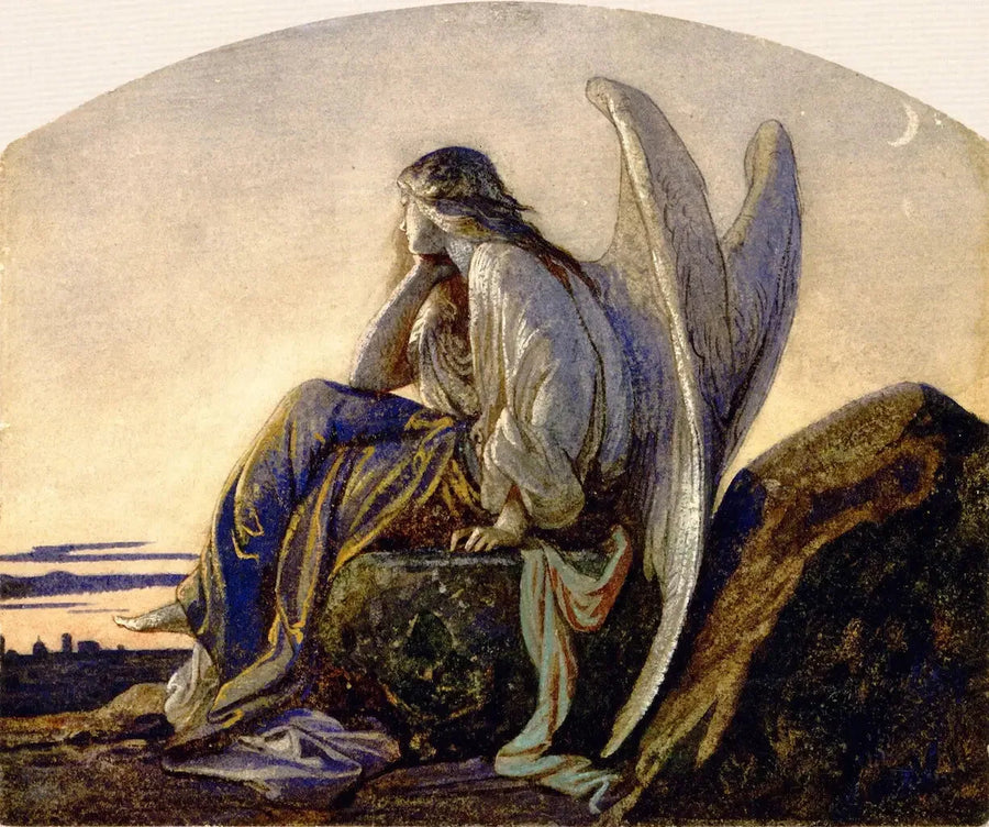 L'Ange della sera che veglia su una città - Alexandre Cabanel