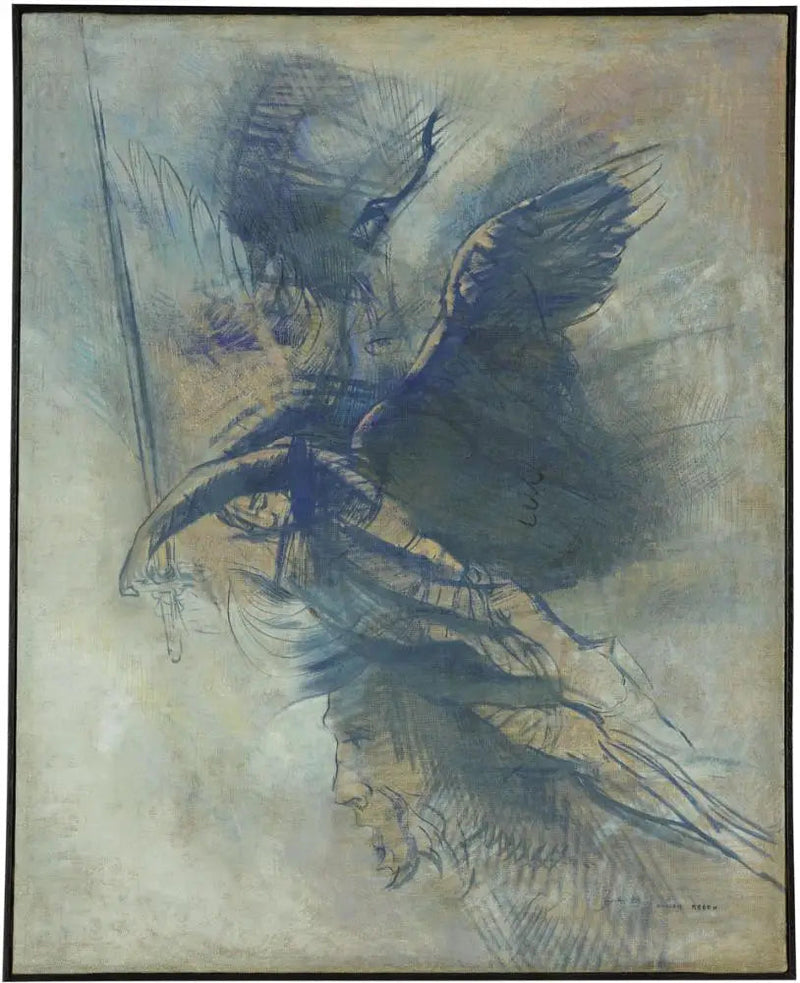 L'angelo guerriero - Odilon Redon