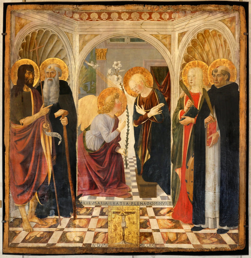L'Annunciazione tra quattro santi - Cosimo Rosselli