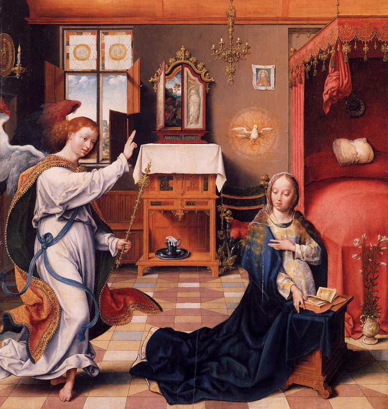 L'Annunciazione. - Joos van Cleve