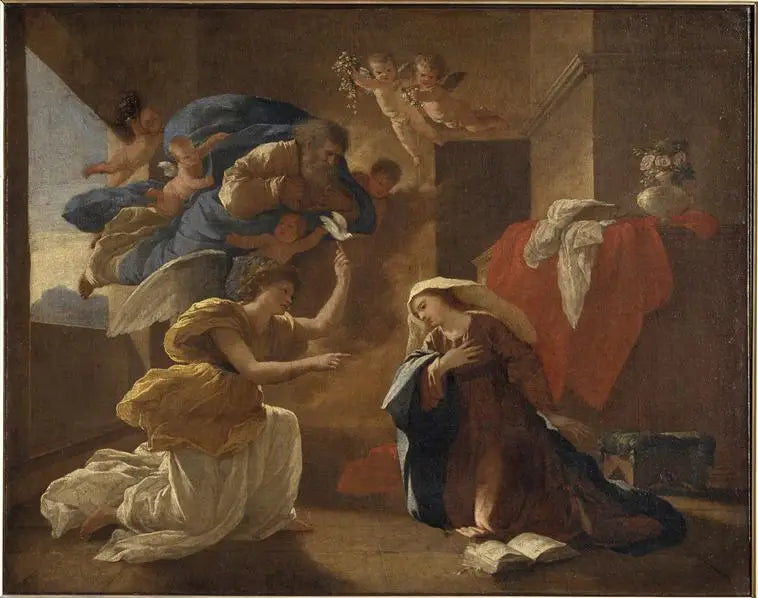L'Annunciazione - Nicolas Poussin