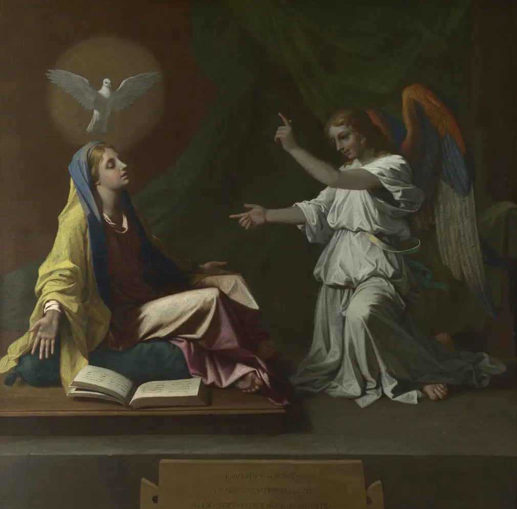 L’Annonciation - Nicolas Poussin - Alpha Reproduction