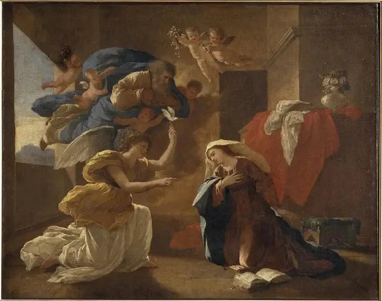 L'Annunciazione - Nicolas Poussin