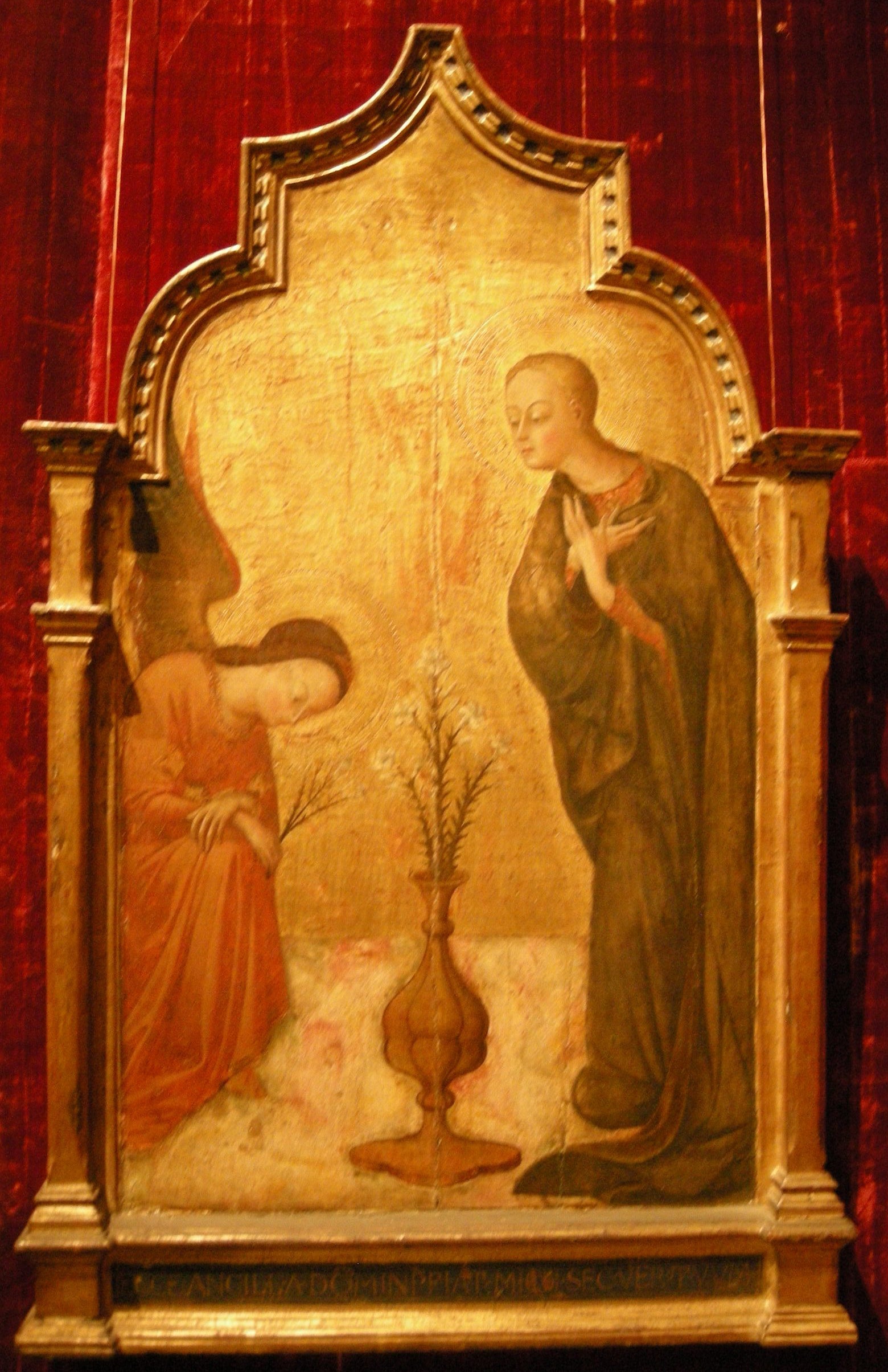 L'Annonciation - Sassetta image 1 reproduction réalisée par Alpha Reproduction