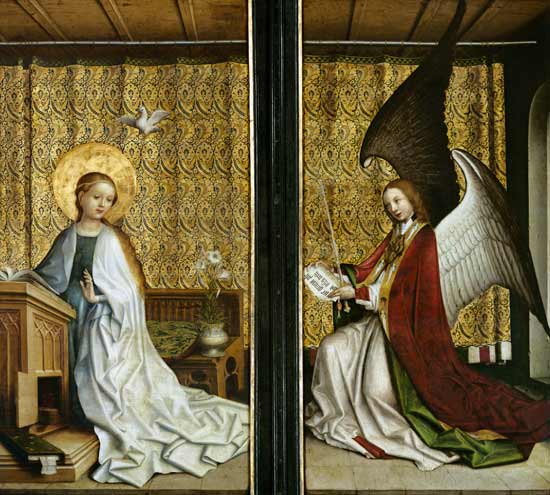 L'Annunciazione - Stefan Lochner