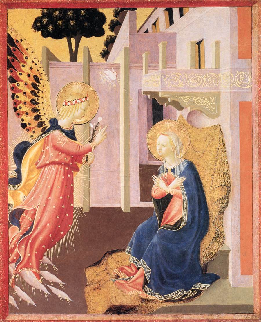 L'Annonciation - Zanobi Strozzi image 1 copie peinte à la main à l’huile