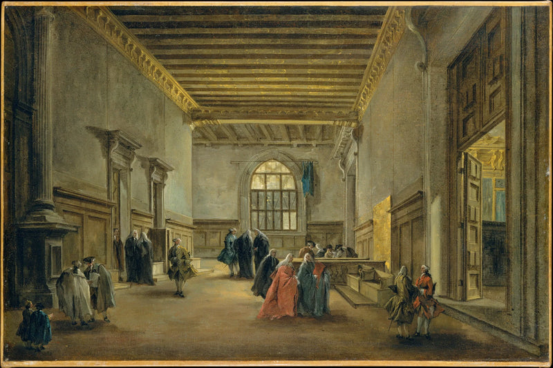 Anticamera della Sala del Maggior Consiglio - Francesco Guardi