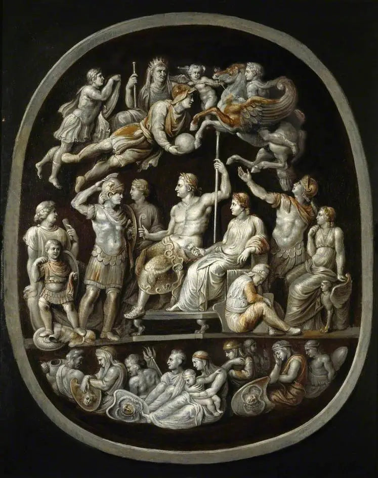 L'« Apoteosi di Germanico » : copia da un cammeo antico (la « Gemma Tiberiana ») - Peter Paul Rubens